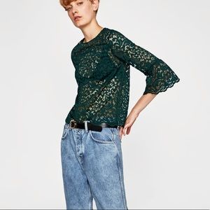 Zara lace top